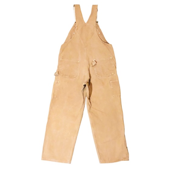 Vintage  Carhartt tan overalls, coveralls (carhartt brown) union made - Picture 10 of 16